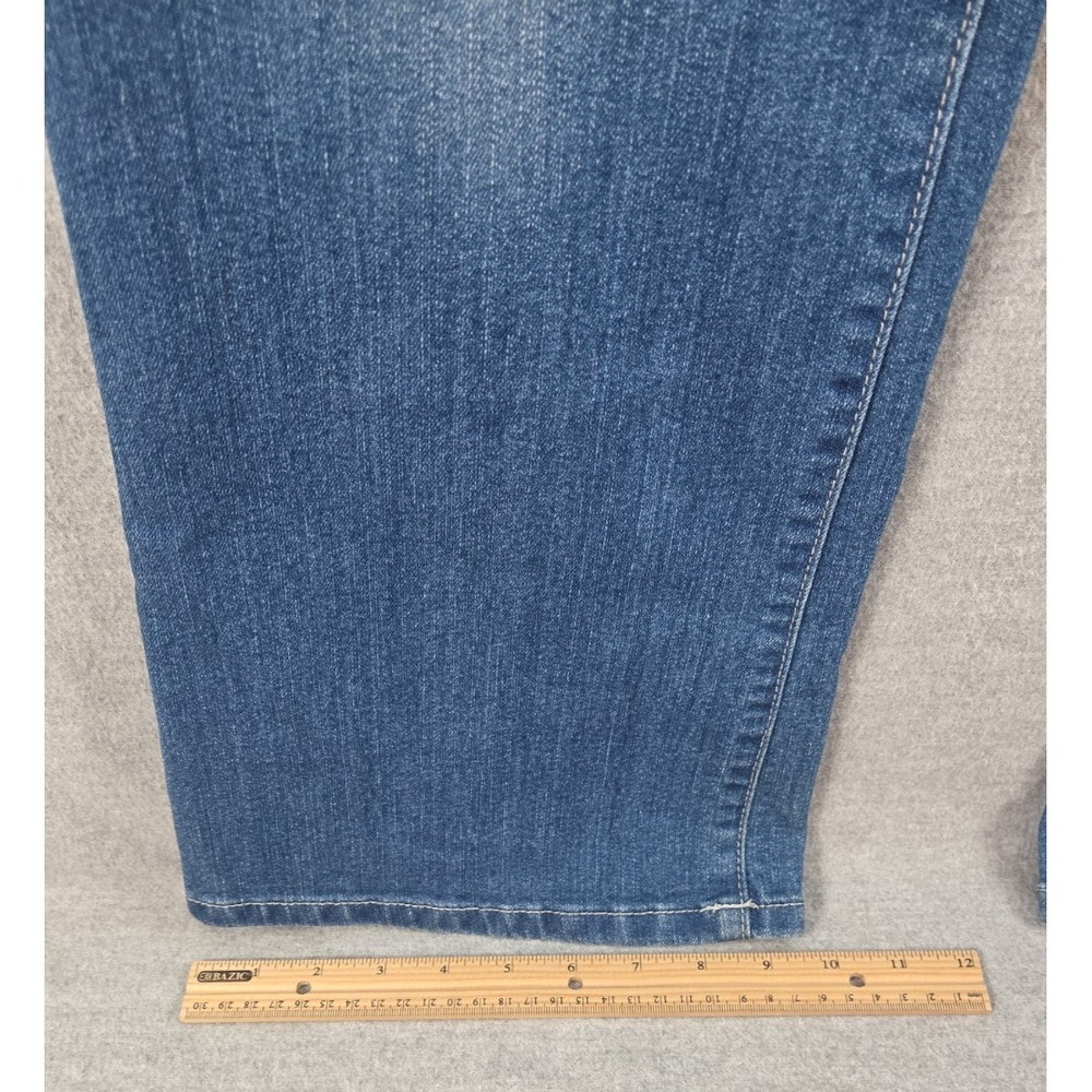 LEI Ashley Lowrise BootCut Jeans Junior 13 Flare Denim Pocket Embroidery Stretch - Picture 3 of 12